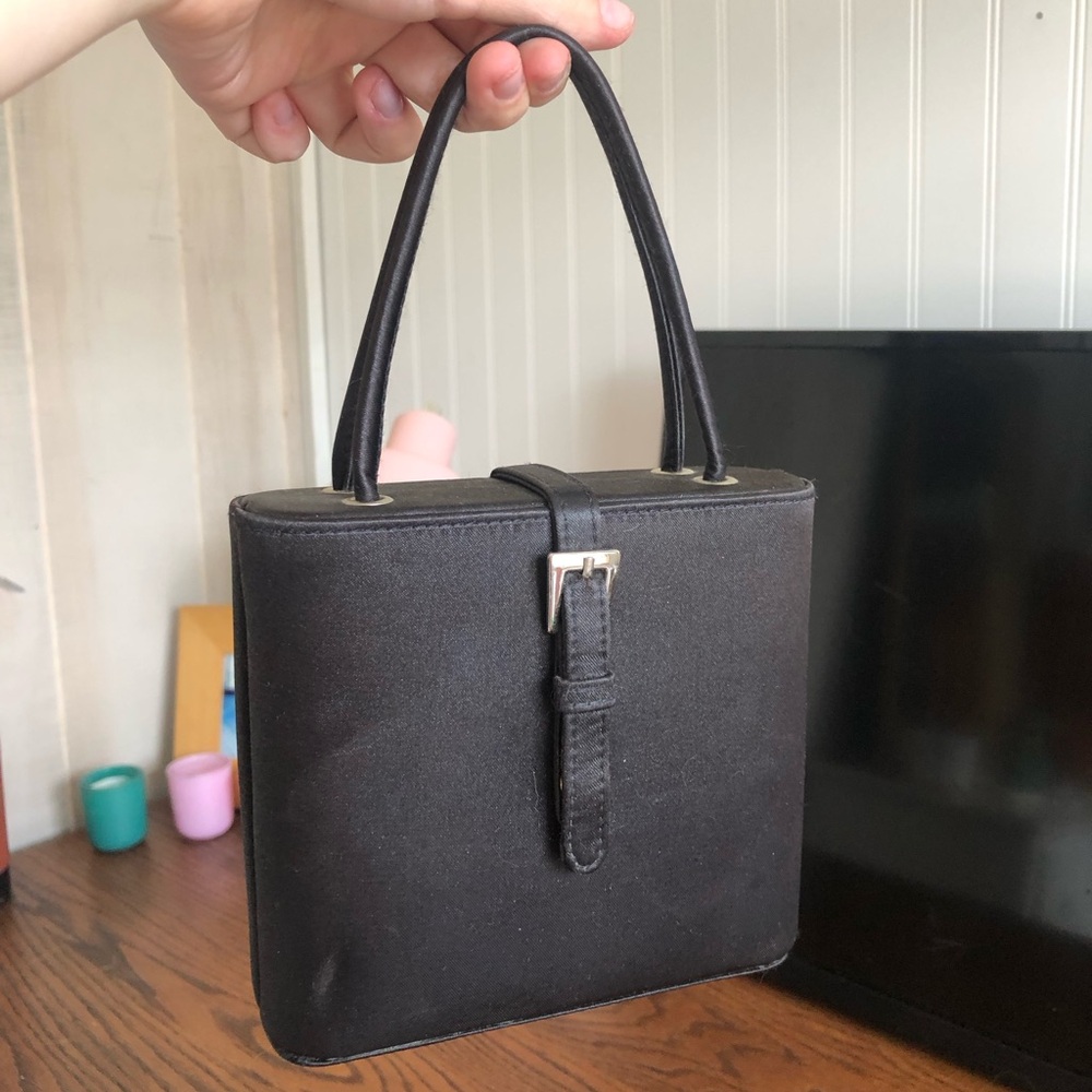 Classic Black Box Handbag